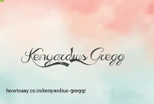 Kenyardius Gregg