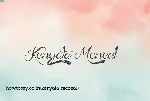 Kenyata Mcneal