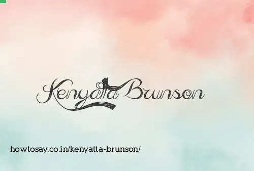 Kenyatta Brunson