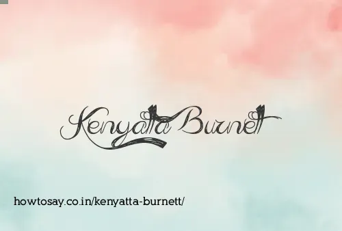 Kenyatta Burnett