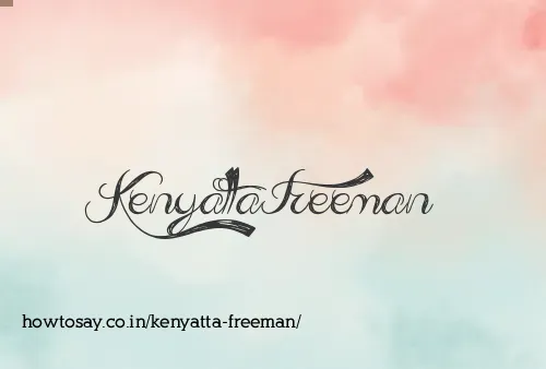 Kenyatta Freeman