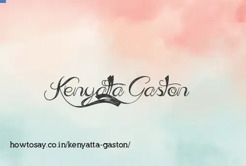 Kenyatta Gaston