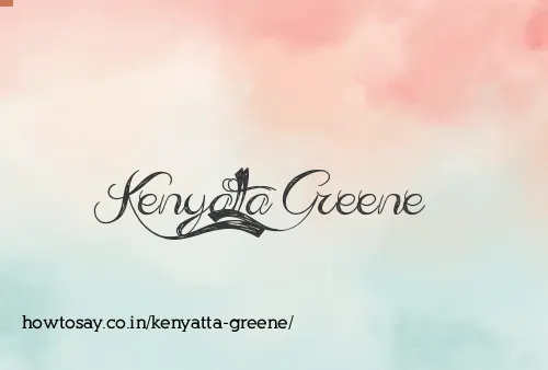 Kenyatta Greene