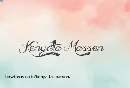 Kenyatta Masson