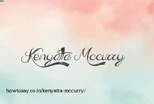 Kenyatta Mccurry