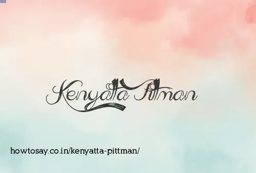 Kenyatta Pittman