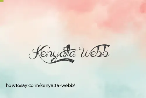 Kenyatta Webb