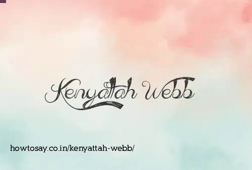 Kenyattah Webb