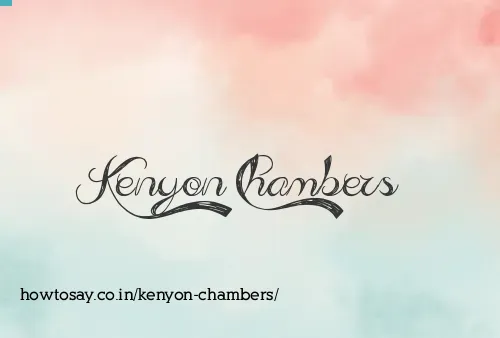 Kenyon Chambers