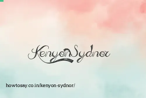 Kenyon Sydnor