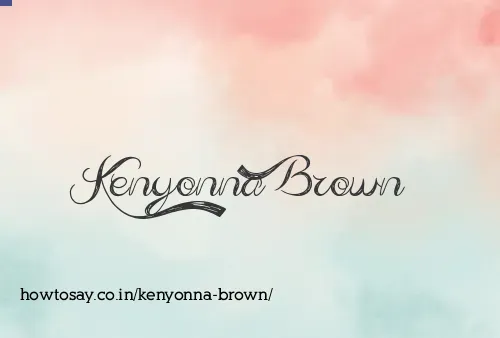 Kenyonna Brown