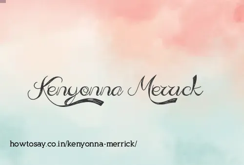 Kenyonna Merrick