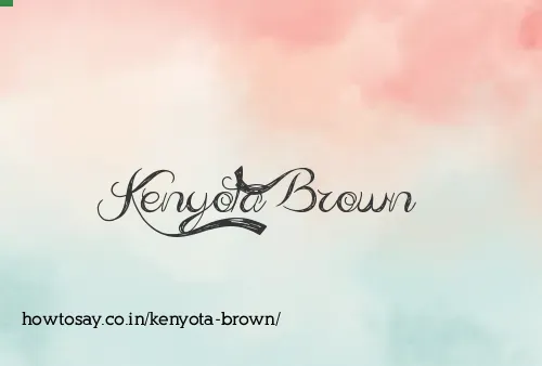 Kenyota Brown