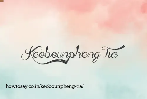 Keobounpheng Tia