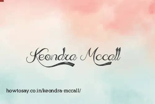 Keondra Mccall