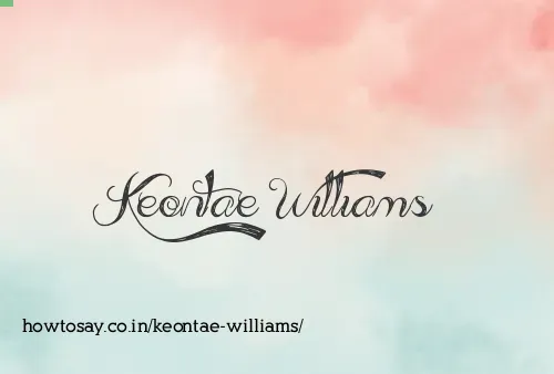 Keontae Williams