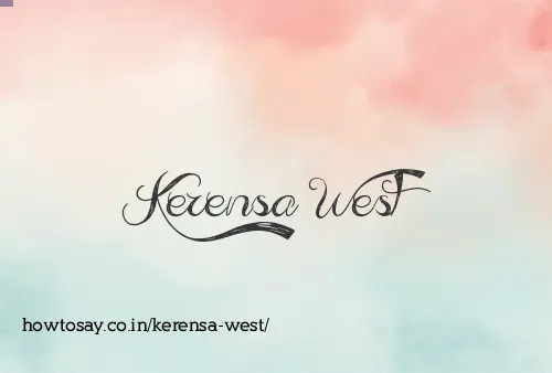 Kerensa West