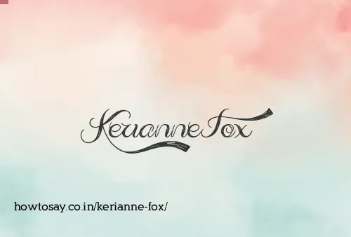 Kerianne Fox