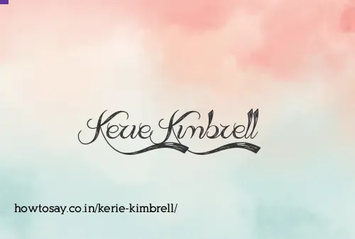 Kerie Kimbrell