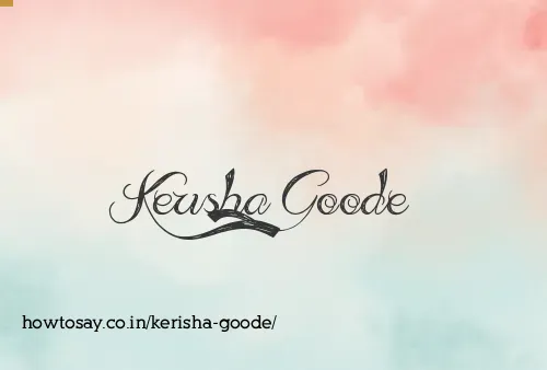 Kerisha Goode