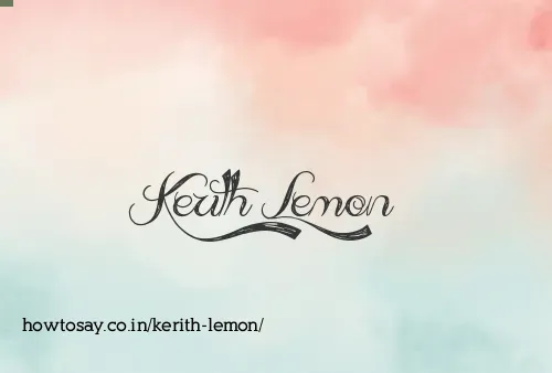 Kerith Lemon