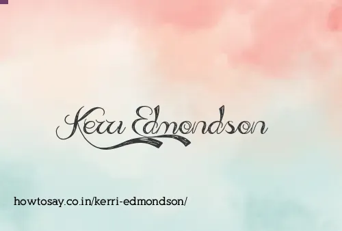Kerri Edmondson