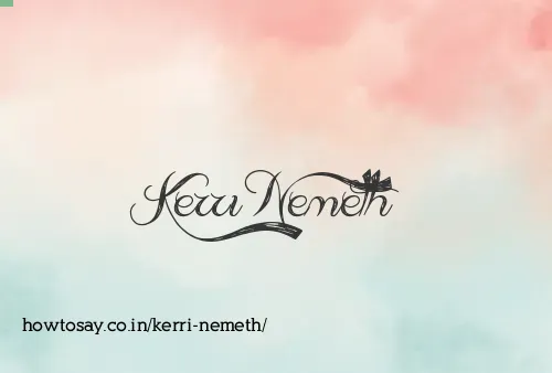 Kerri Nemeth