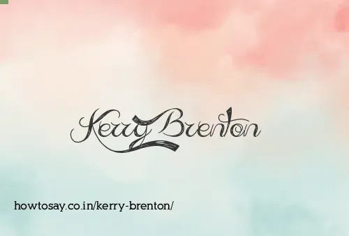 Kerry Brenton