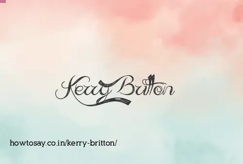 Kerry Britton