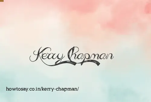 Kerry Chapman