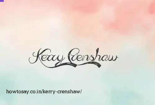 Kerry Crenshaw