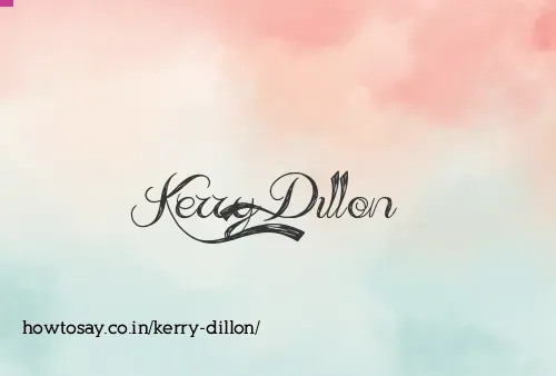 Kerry Dillon