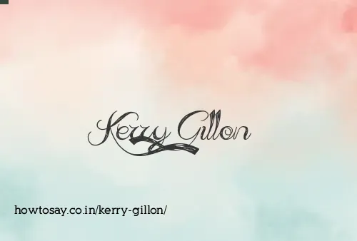 Kerry Gillon
