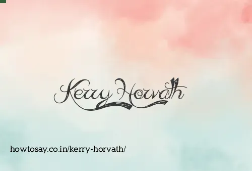 Kerry Horvath