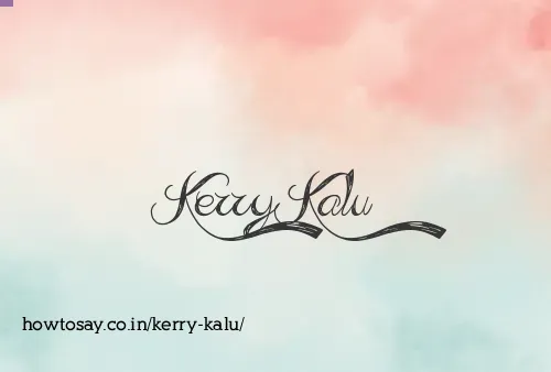 Kerry Kalu