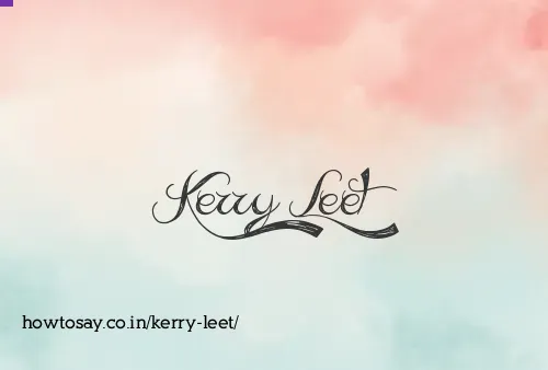 Kerry Leet