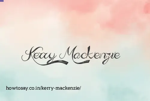 Kerry Mackenzie