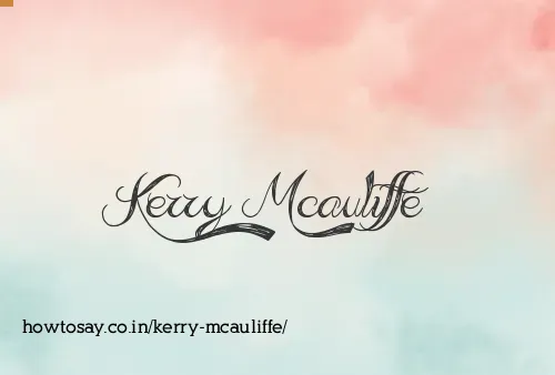 Kerry Mcauliffe