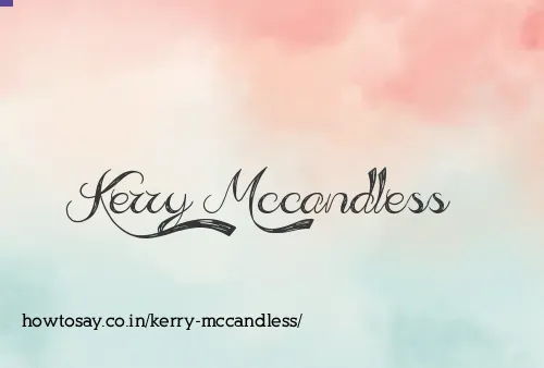 Kerry Mccandless