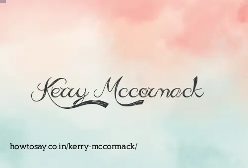 Kerry Mccormack