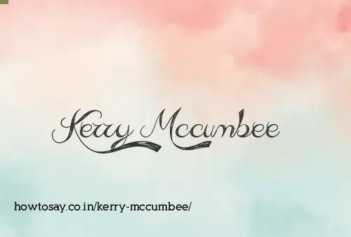 Kerry Mccumbee