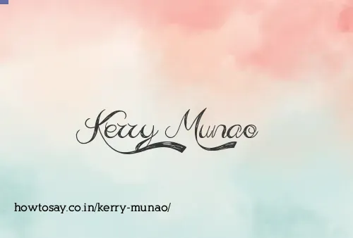 Kerry Munao
