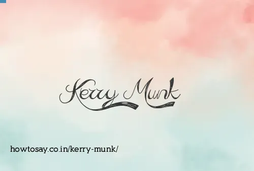 Kerry Munk
