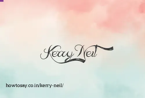 Kerry Neil