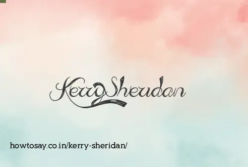 Kerry Sheridan