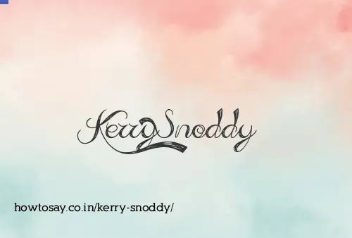 Kerry Snoddy
