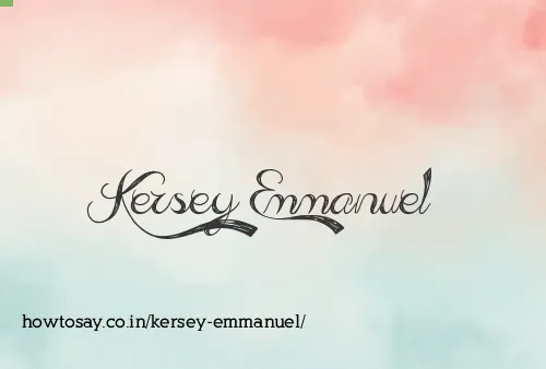 Kersey Emmanuel
