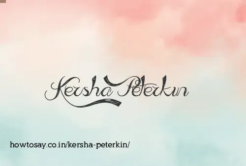 Kersha Peterkin