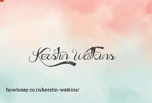 Kerstin Watkins
