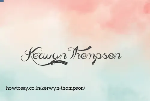 Kerwyn Thompson